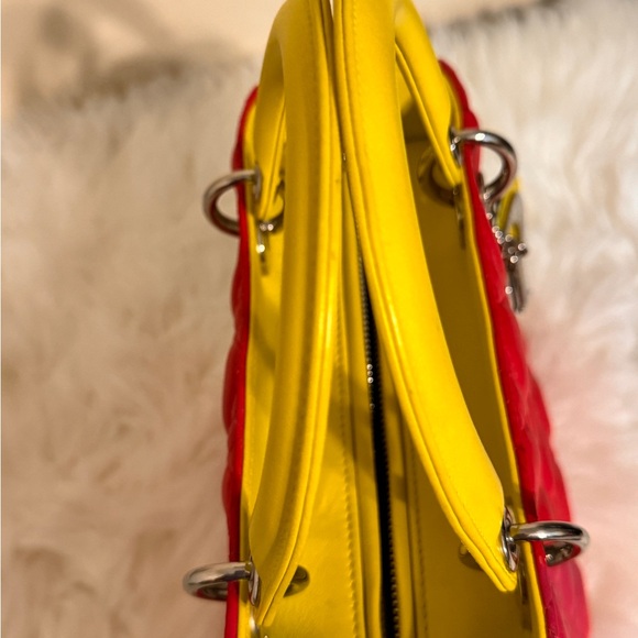 Authentic Lady Dior tricolor - Picture 6 of 7